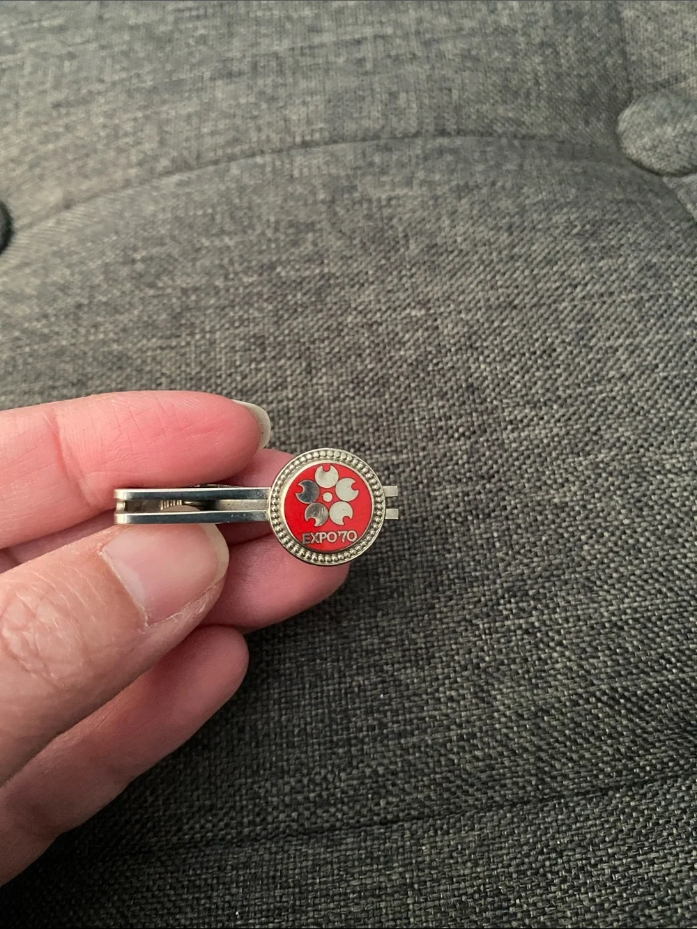 VINTAGE EXPO 70 Tie Clip Japan